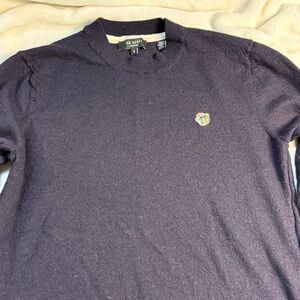 Ted Baker Dark Purple Knit Top